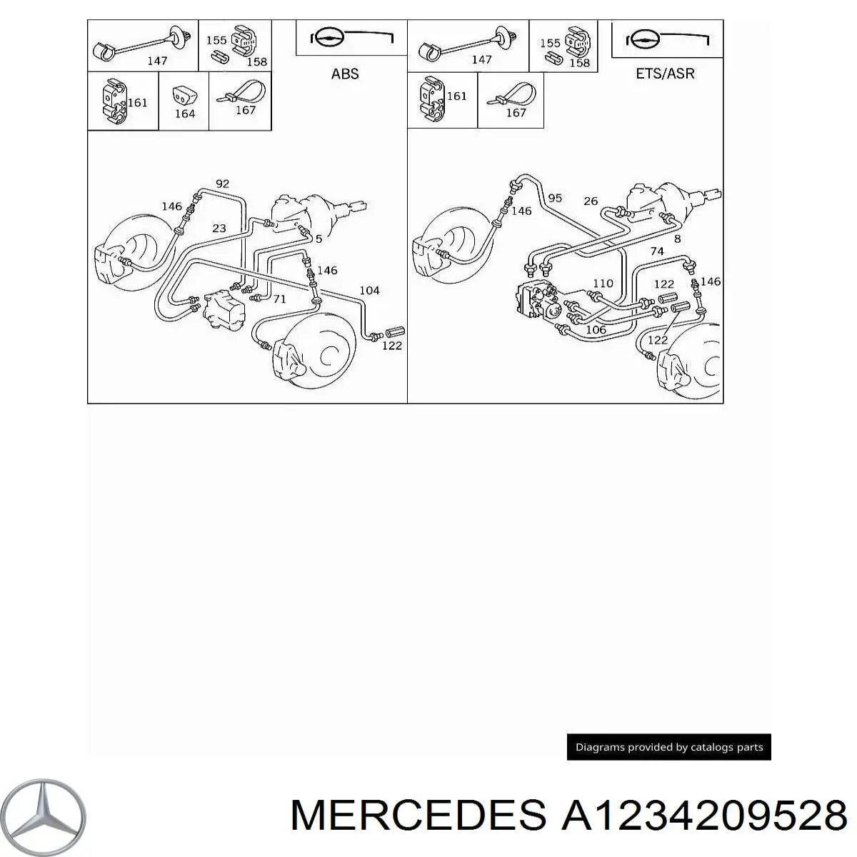  Mercedes A1264205228 precio, desde 33,61 EUR