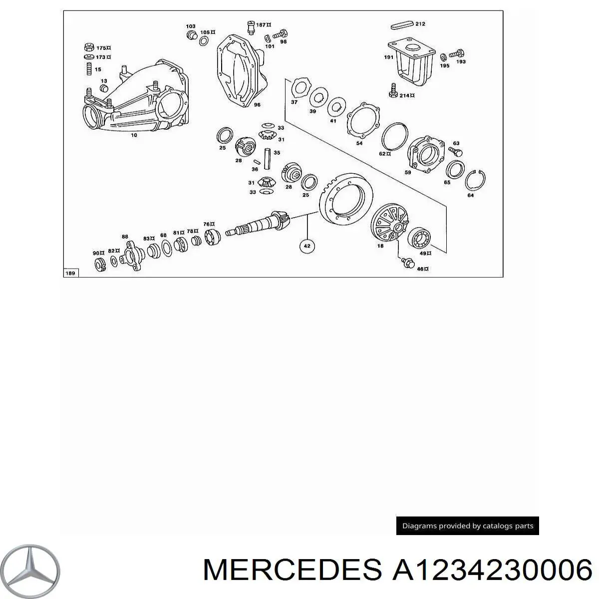  Mercedes A1234230006 precio, desde 19,75 EUR