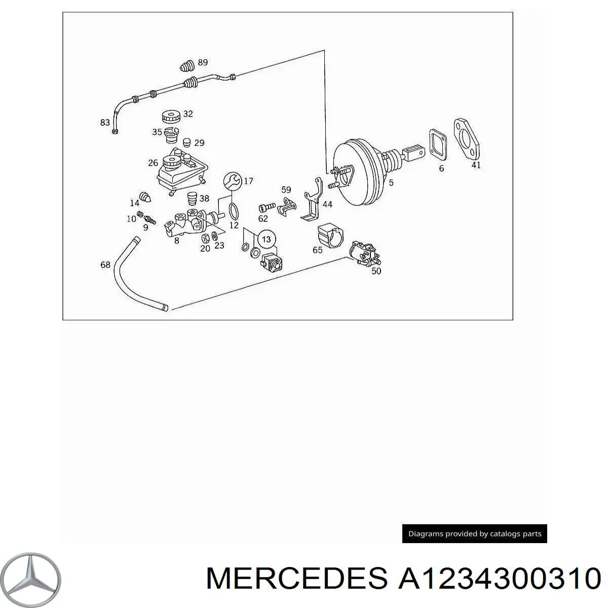 A1234300310 Mercedes 