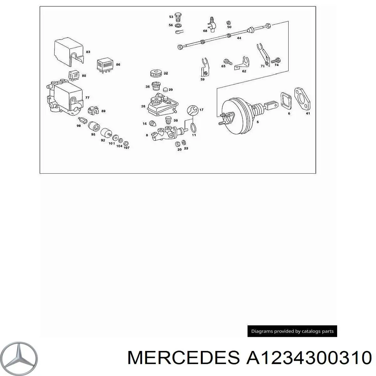 Mercedes A1234300310 precio, desde 13,37 EUR