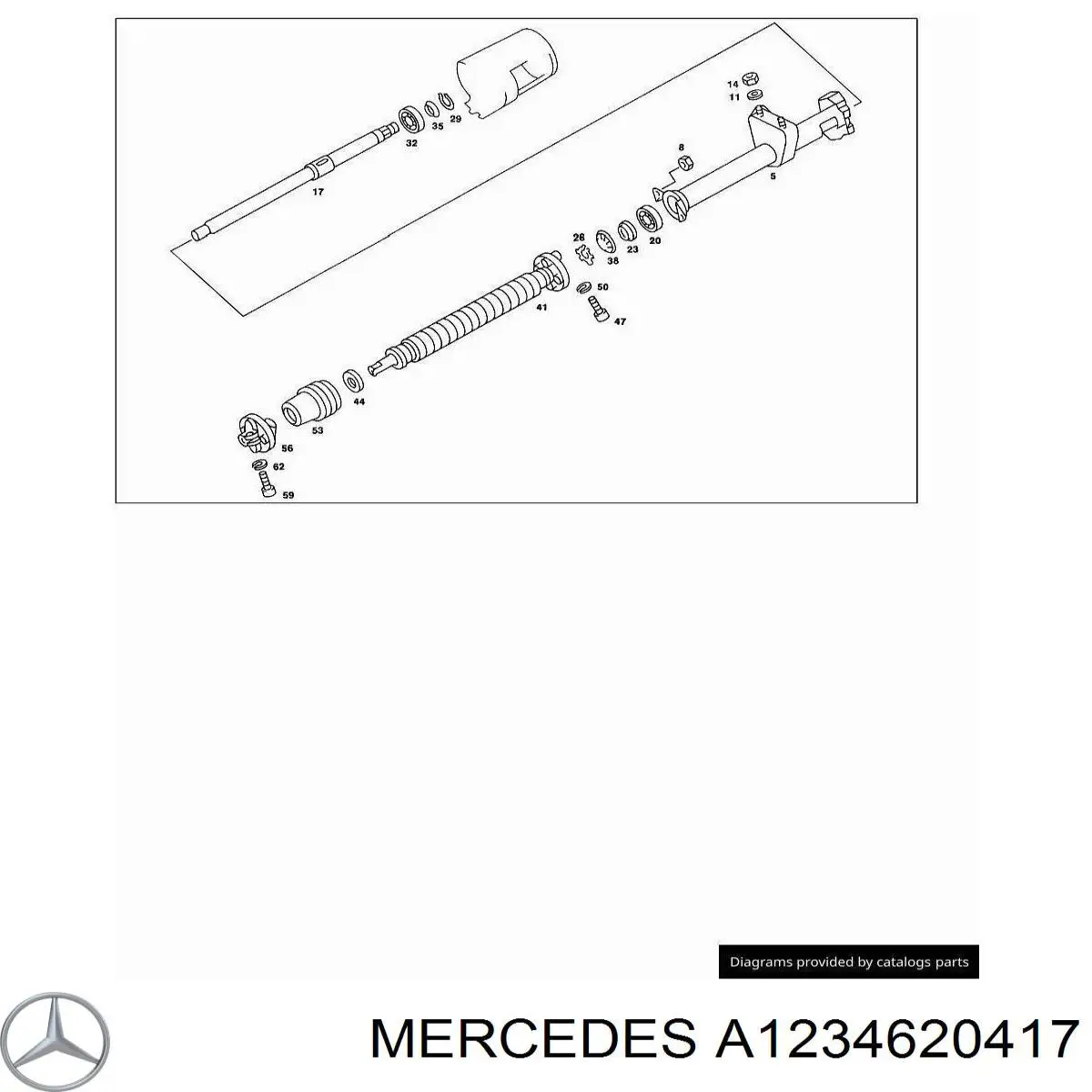 A1234620417 Mercedes 