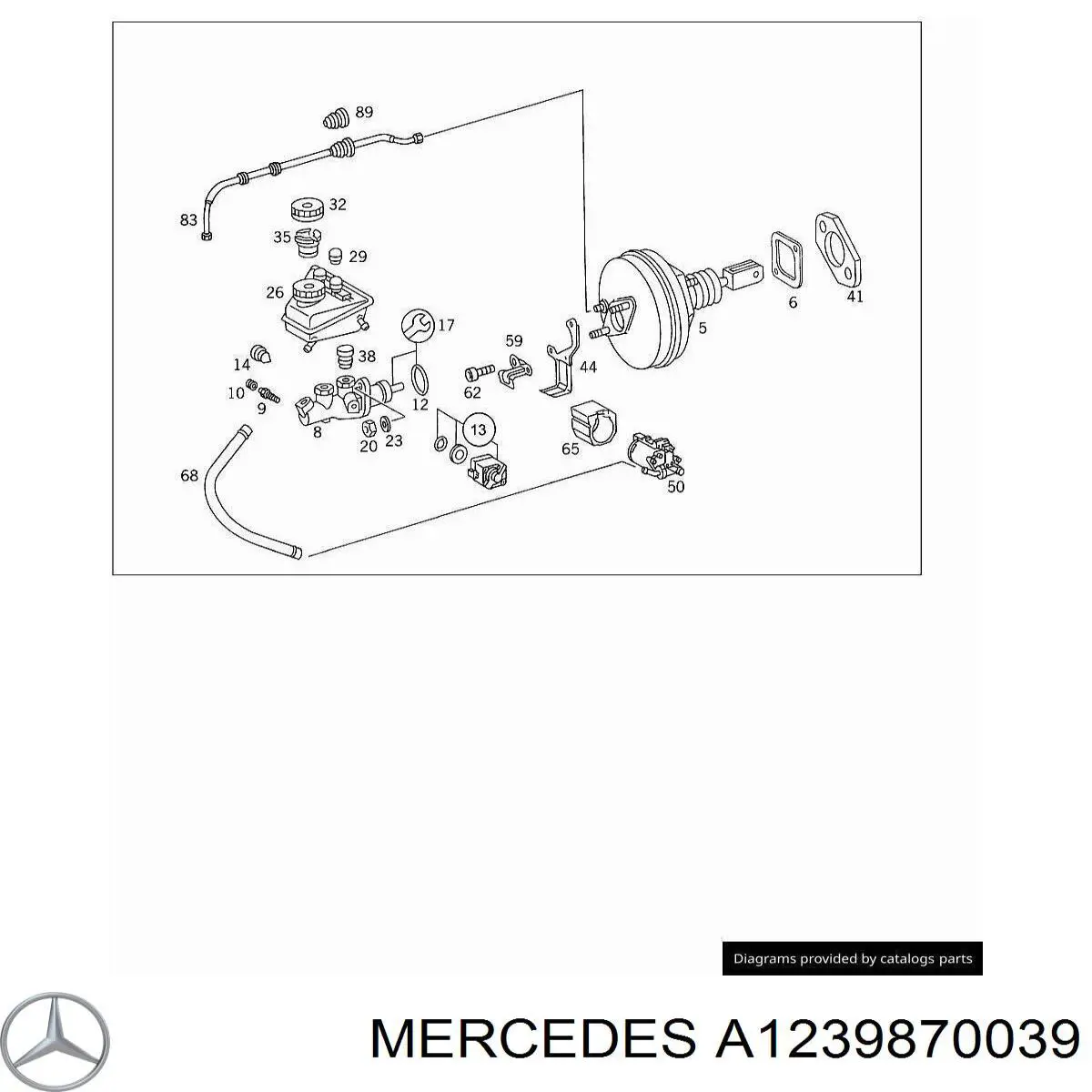 A1239870039 Mercedes 