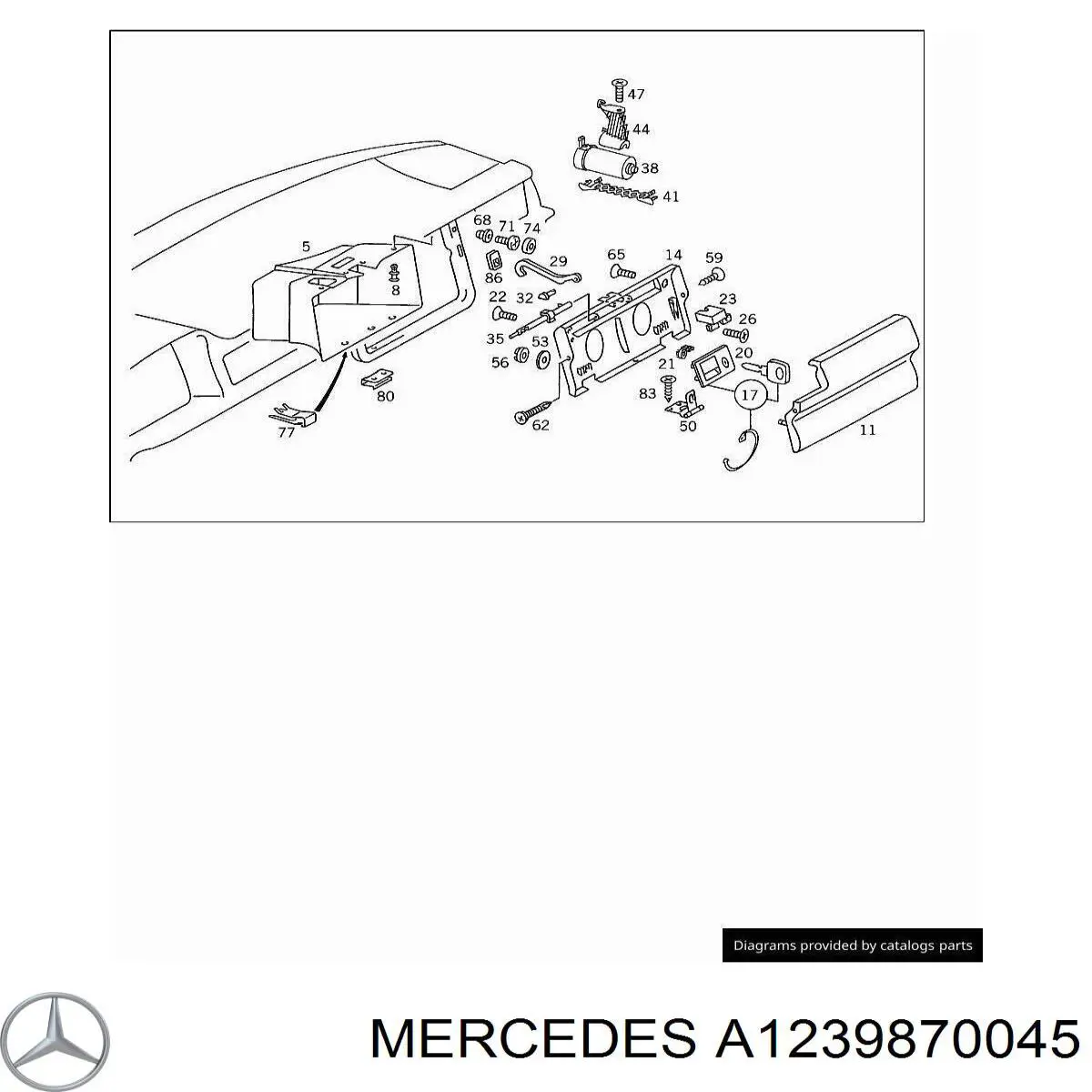  Mercedes A1239870045 precio, desde 13,04 EUR