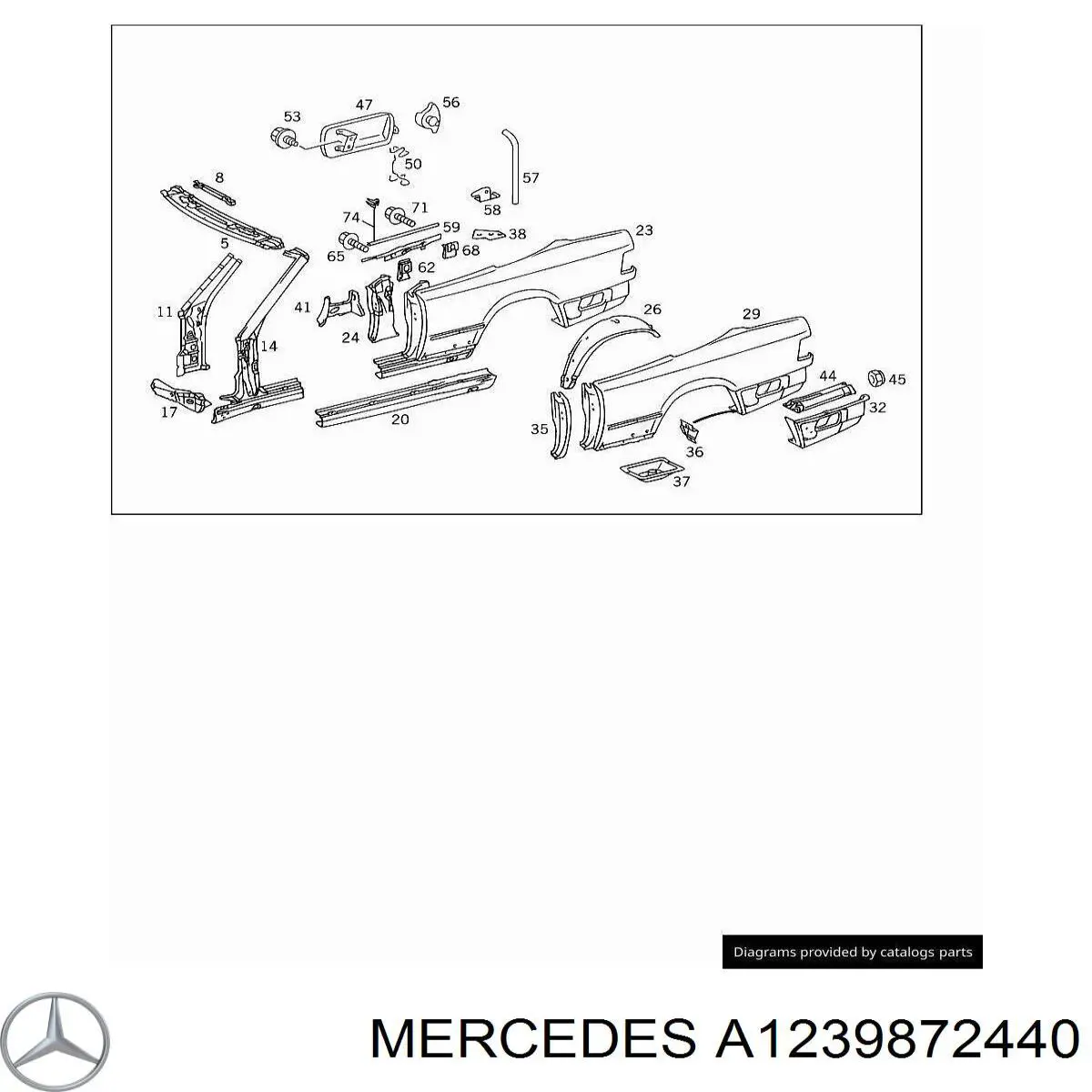  Mercedes A1239872440 precio, desde 4,72 EUR
