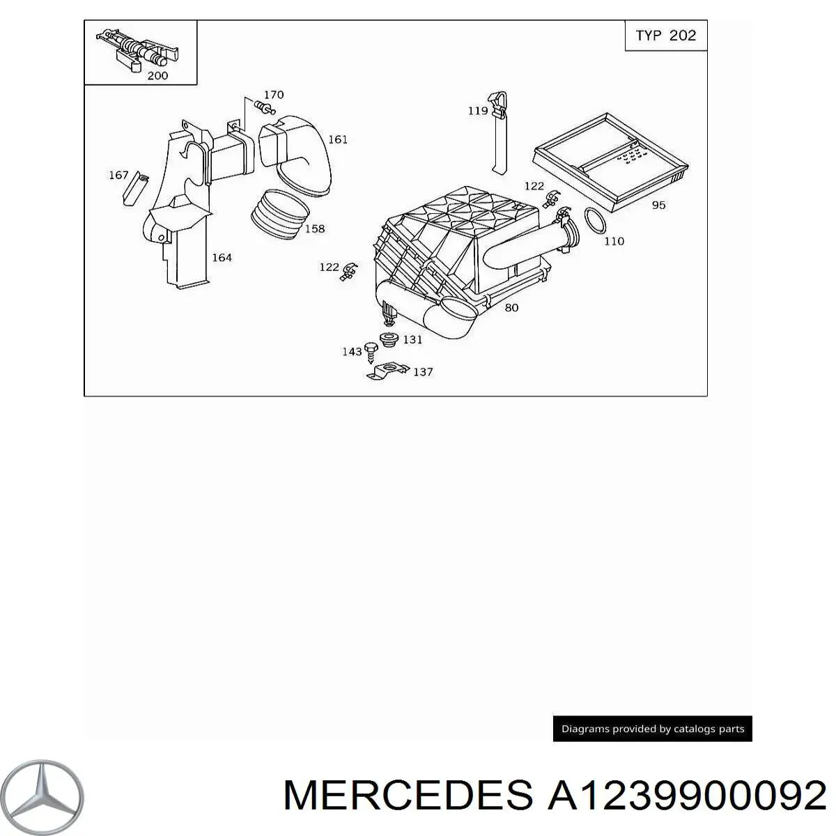 A1239900092 Mercedes 