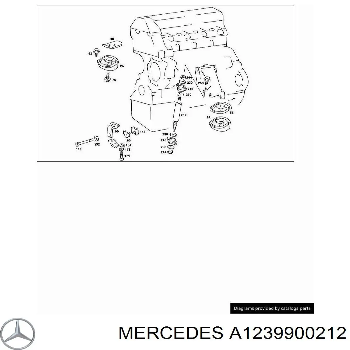 A1239900212 Mercedes 