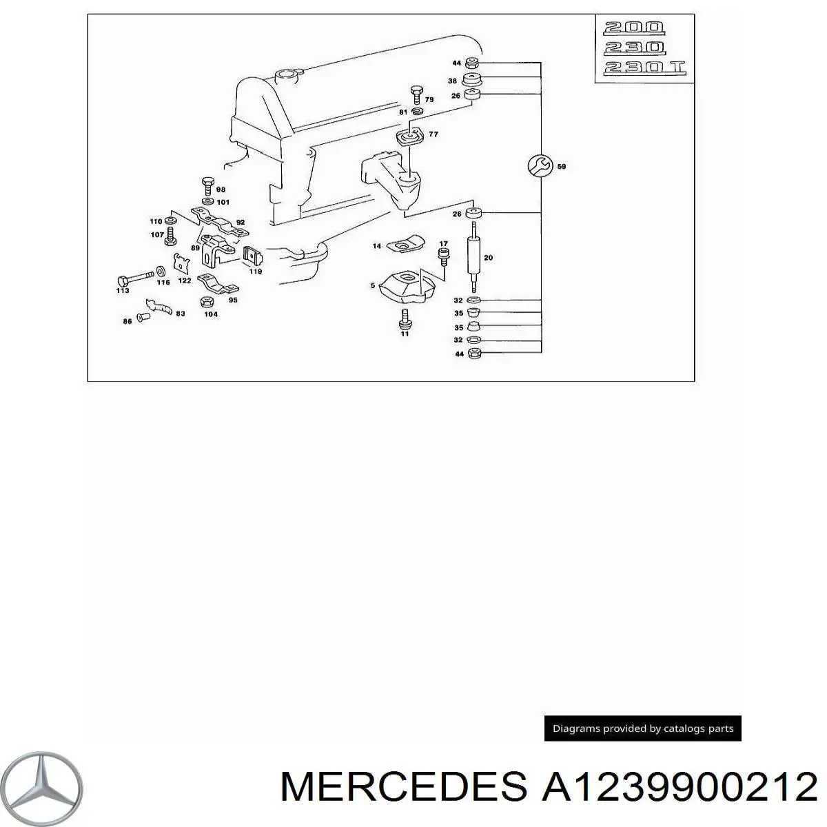  Mercedes A1239900212 precio, desde 19,03 EUR