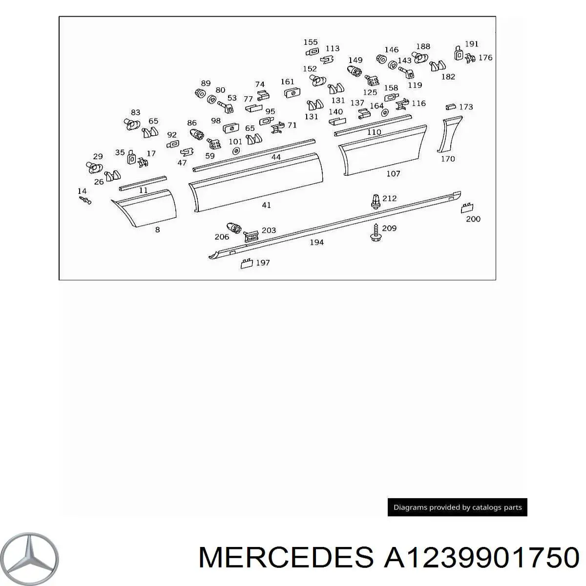 A1239901750 Mercedes