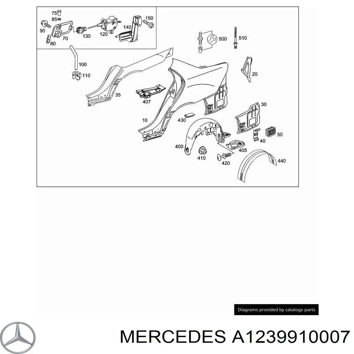  Mercedes A1239910007 precio, desde 3,02 EUR