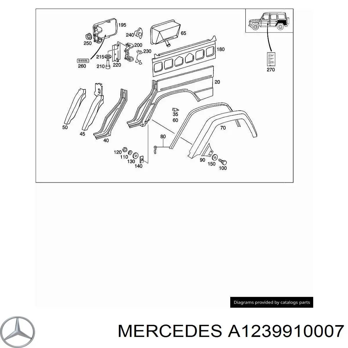 Comprar A1239910007 Mercedes 