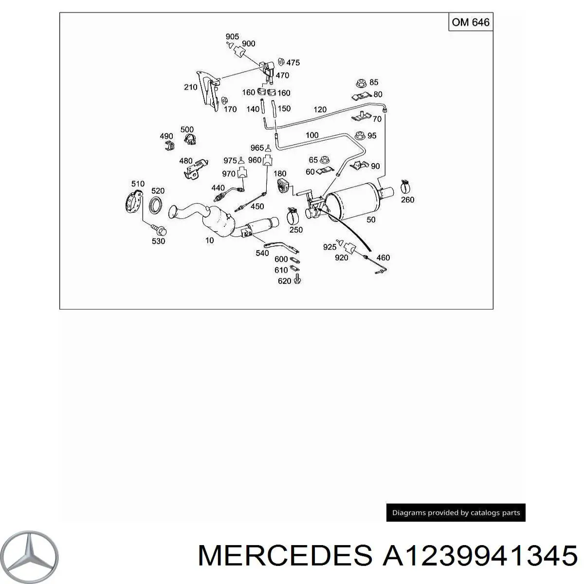 A1239941345 Mercedes disco de cierre, mangueta