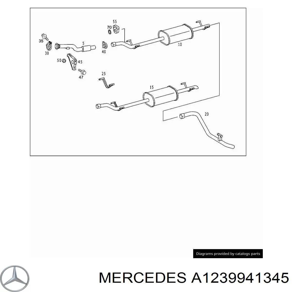 Comprar A1239941345 Mercedes Arandela de seguridad