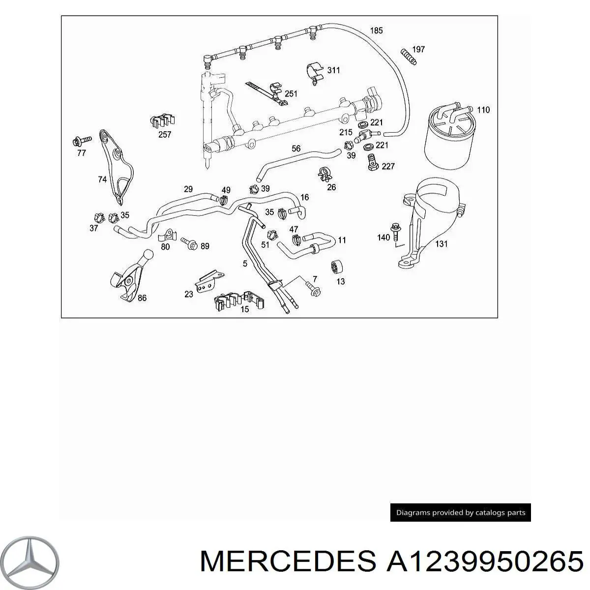  Mercedes A1239950265