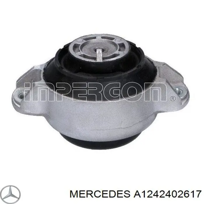 Soporte izquierdo del motor Mercedes A1242402617 precio, desde 44,60 EUR