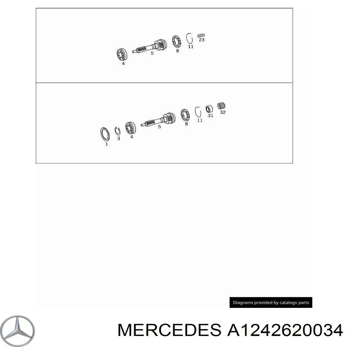 Anillo sincronizador Mercedes A1232620034 precio, desde 37,90 EUR