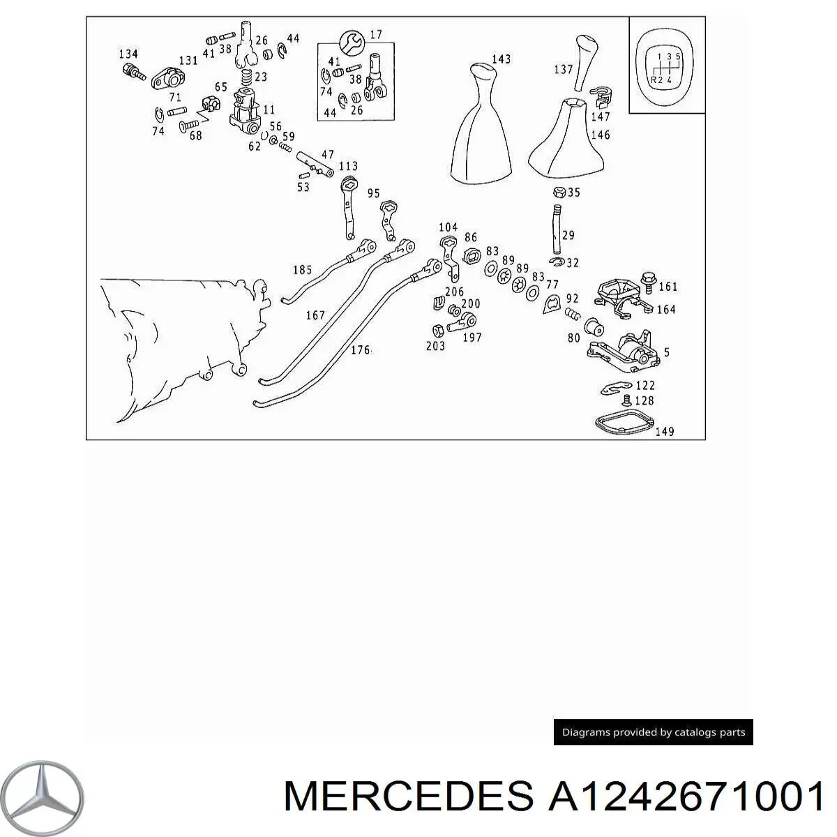 A1242671001 Mercedes 