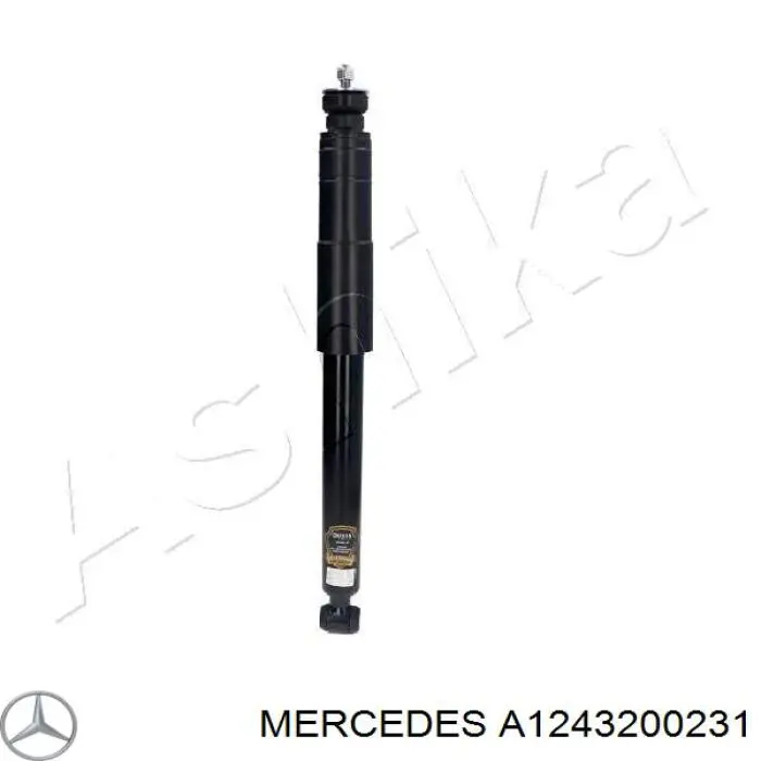 A1243200231 Mercedes amortiguador trasero
