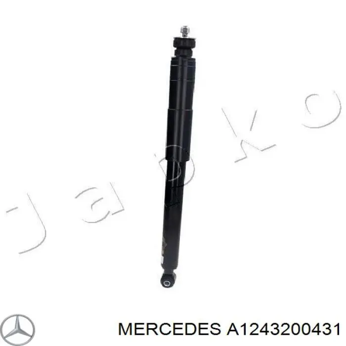 A1243200431 Mercedes amortiguador trasero