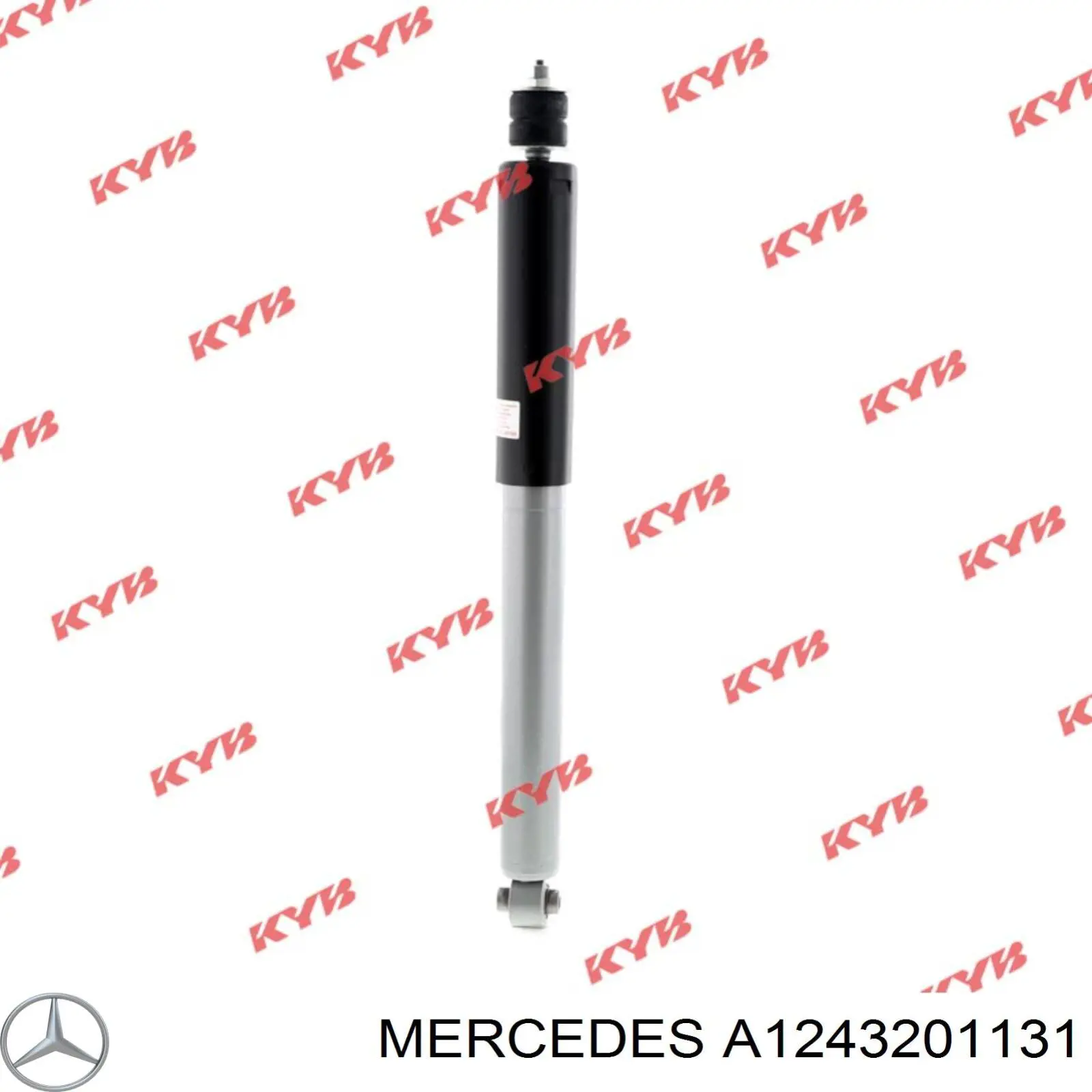 A1243201131 Mercedes amortiguador trasero