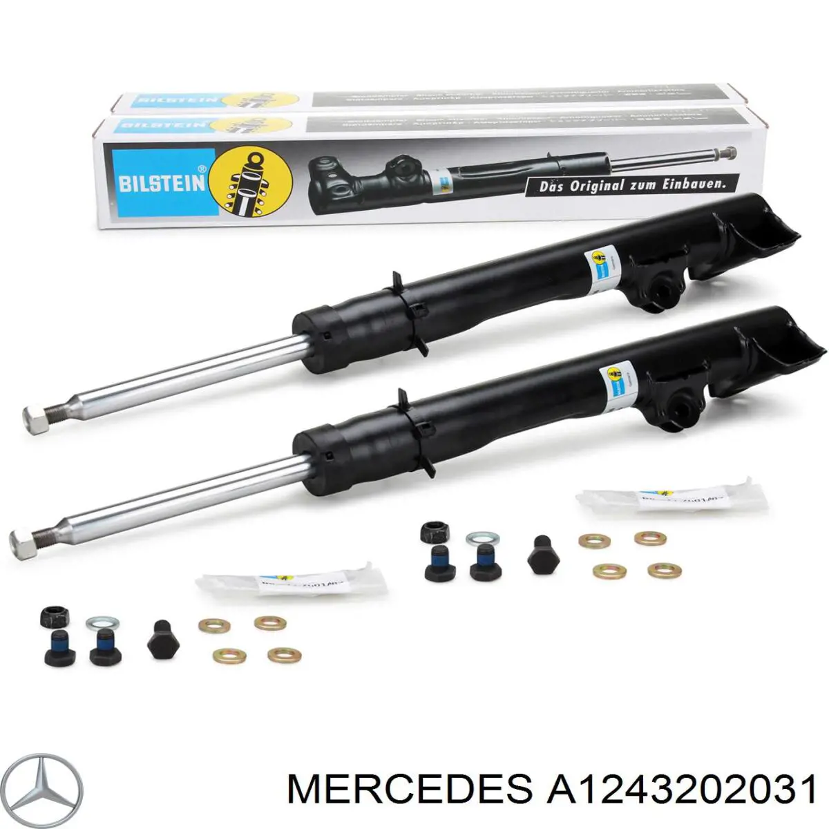 Amortiguador trasero A1243202031 Mercedes