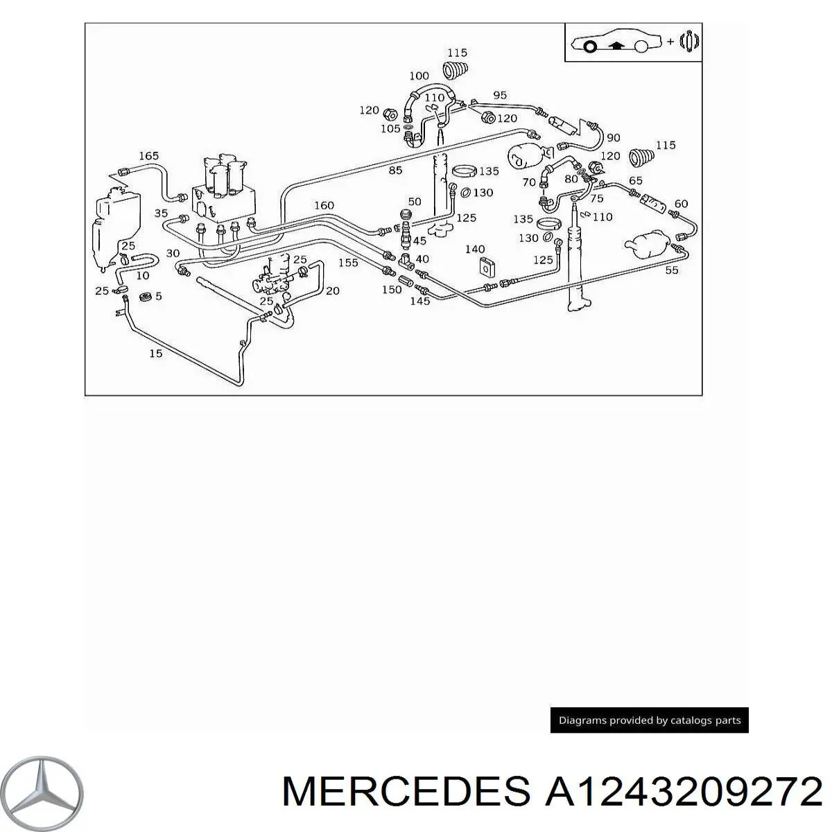  Mercedes A2024207228 precio, desde 57,09 EUR