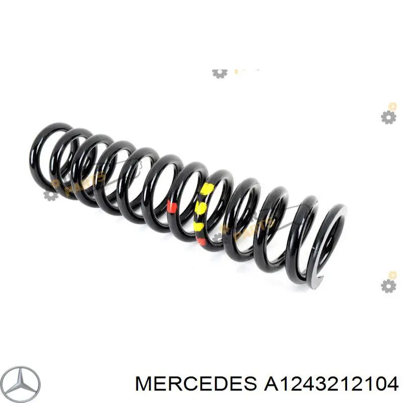 A1243212104 Mercedes Muelles delantero