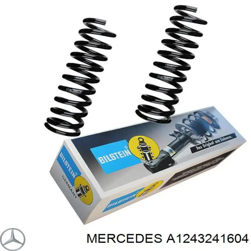 A1243241604 Mercedes muelle de suspensión eje trasero