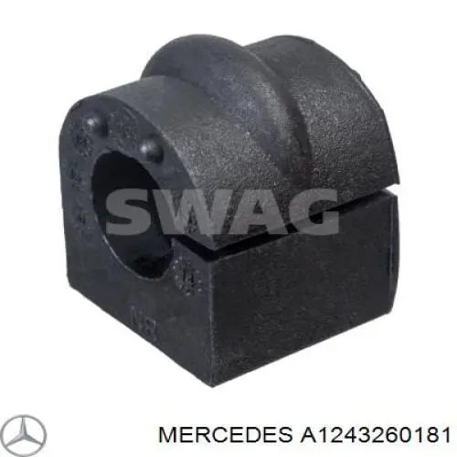 Buje de barra estabilizadora trasera Mercedes A1243260181 precio, desde 3,07 EUR