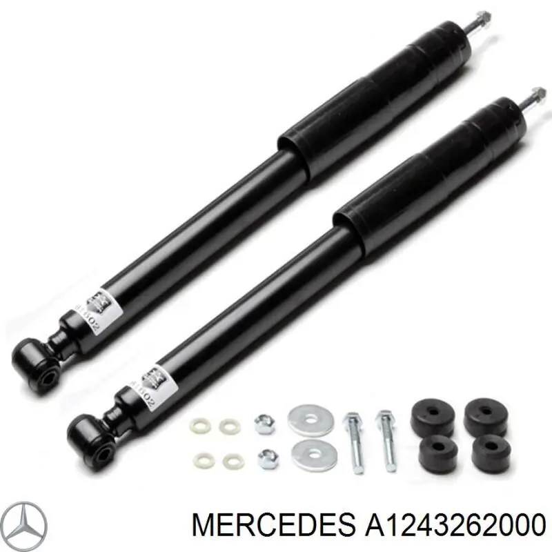 Amortiguadores traseros Mercedes A1243262000