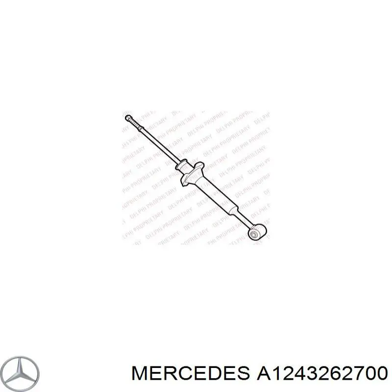 A1243262700 Mercedes Amortiguadores posteriores