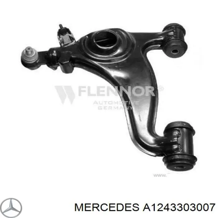 Brazo inferior izquierdo de la suspensión delantera Mercedes A1243303007 precio, desde 112,44 EUR