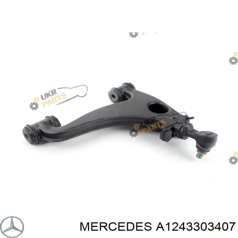 Brazo inferior izquierdo de la suspensión delantera Mercedes A1243303407 precio, desde 185,33 EUR