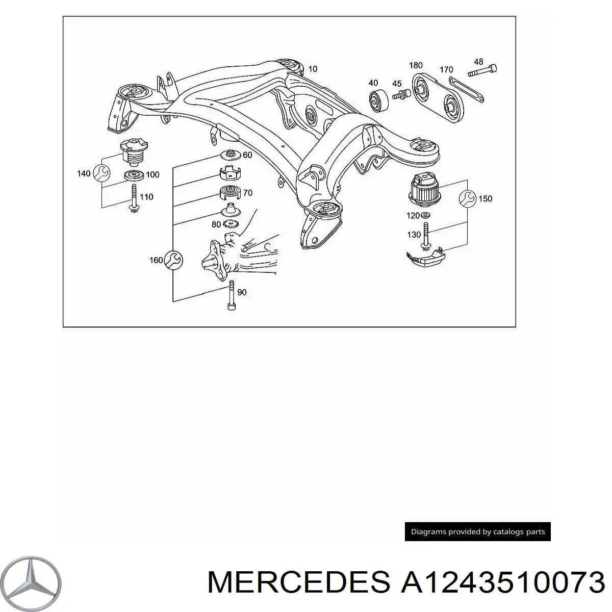  Mercedes A1243510073 precio, desde 12,74 EUR