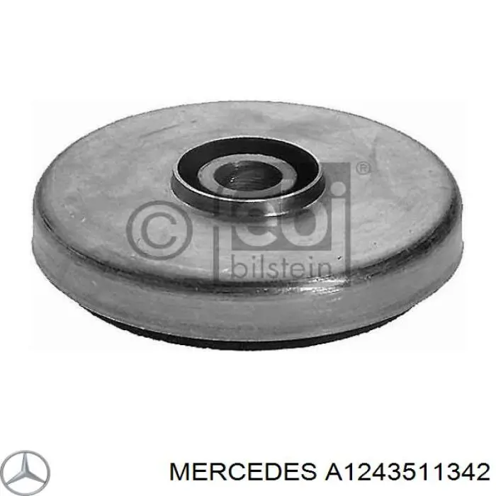 Comprar A1243511342 Mercedes Silentblock del soporte delantero del diferencial trasero