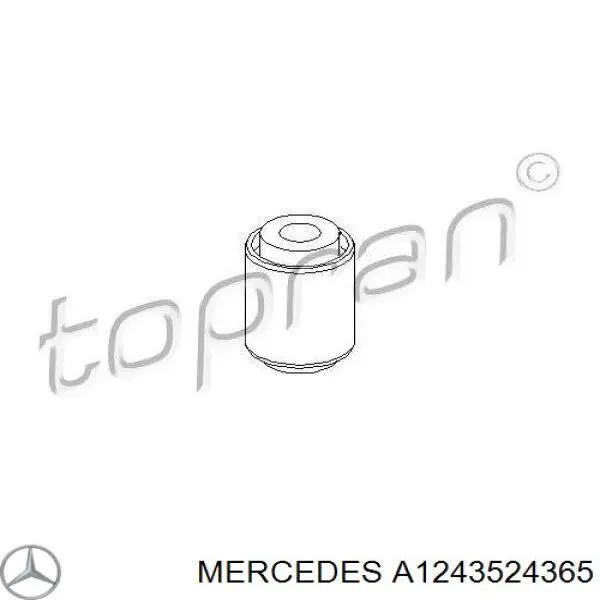 A1243524365 Mercedes silentblock de brazo suspensión trasero transversal