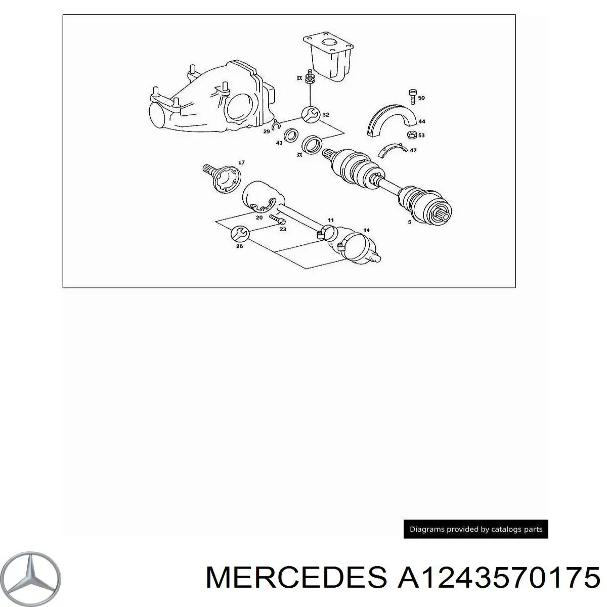 Mercedes A1243570175 precio, desde 10,35 EUR