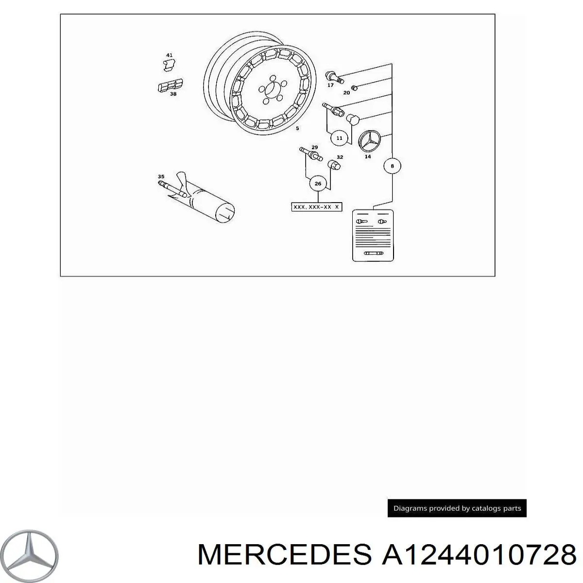 Comprar A1244010728 Mercedes 