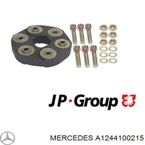 A1244100215 Mercedes articulación, árbol longitudinal, delantera/trasera