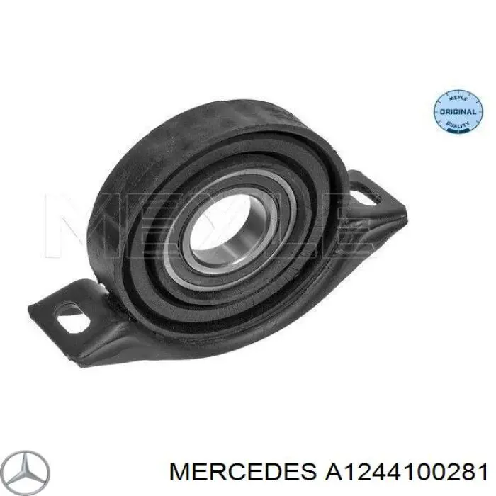 A1244100281 Mercedes soporte central externol de eje de transmision