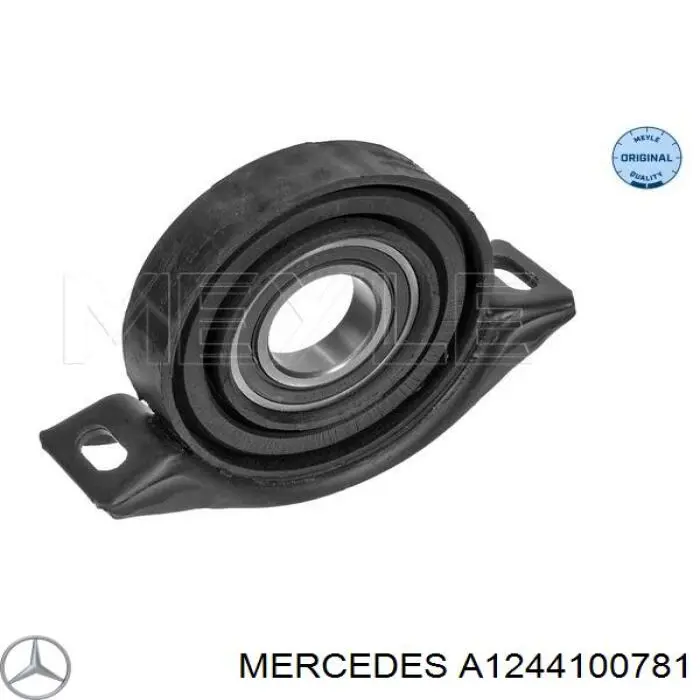A1244100781 Mercedes soporte central externol de eje de transmision