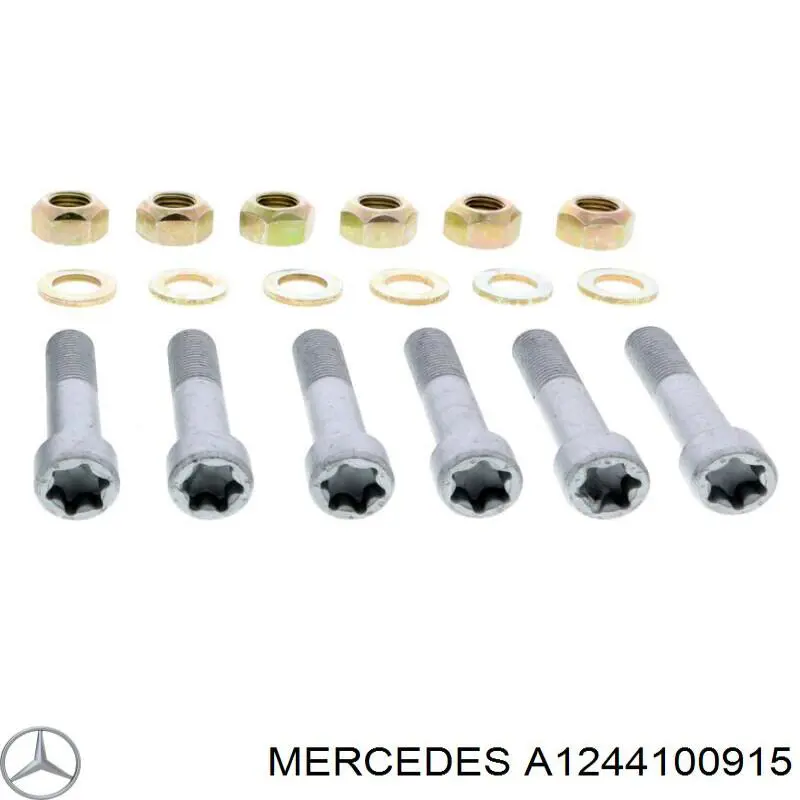 1244100915 Mercedes articulación, árbol longitudinal, delantera