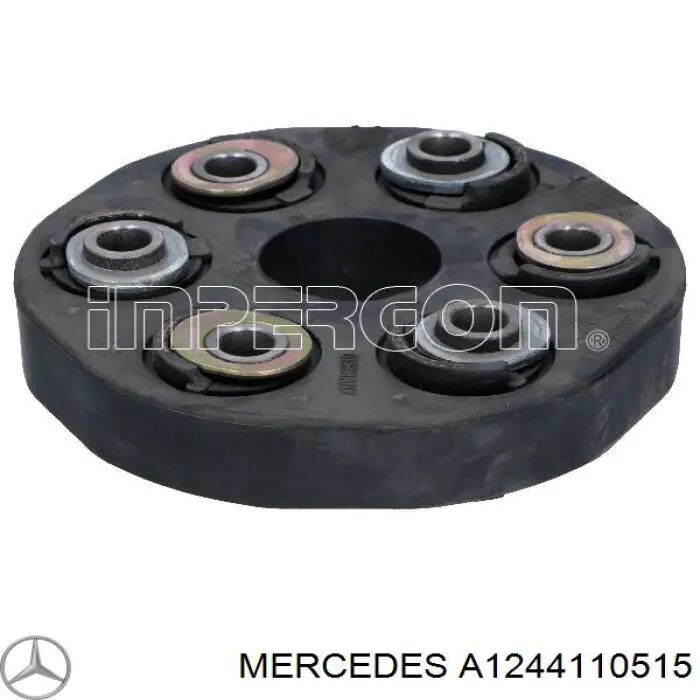 A1244110515 Mercedes Acoplamiento elástico delantero del cardán