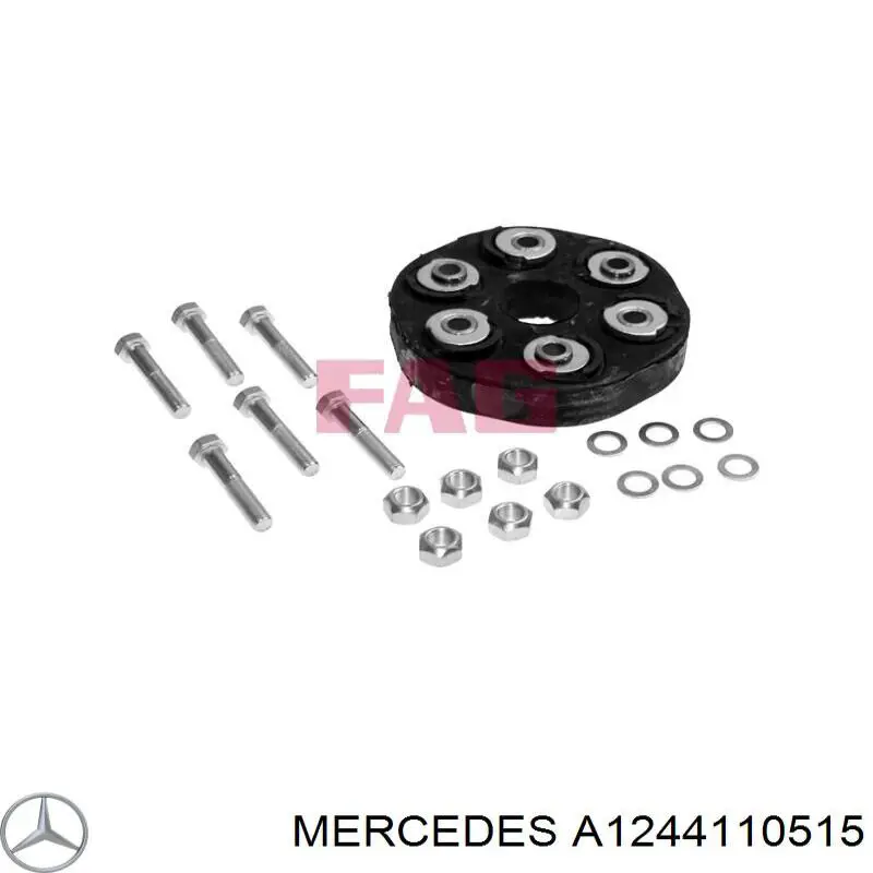 Acoplamiento elástico delantero del cardán Mercedes A1244110515 precio, desde 56,17 EUR