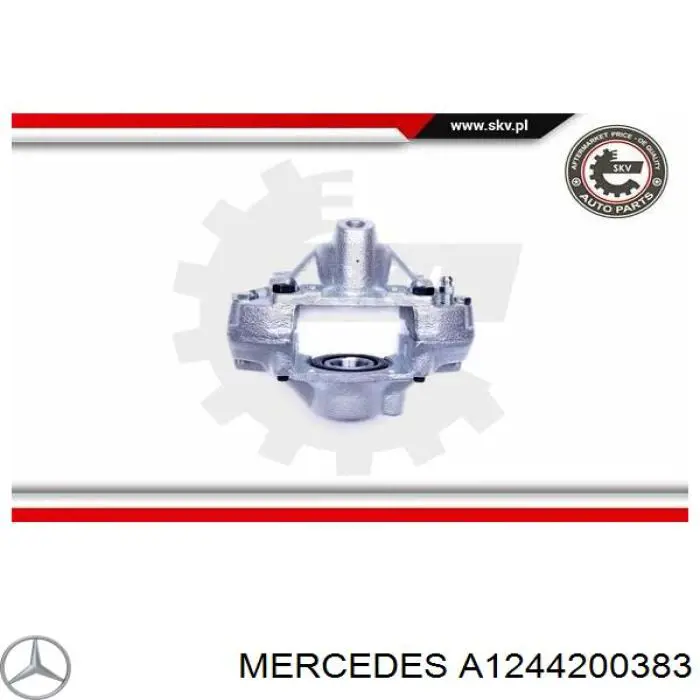 Comprar A1244200383 Mercedes Pinza de freno trasera derecha