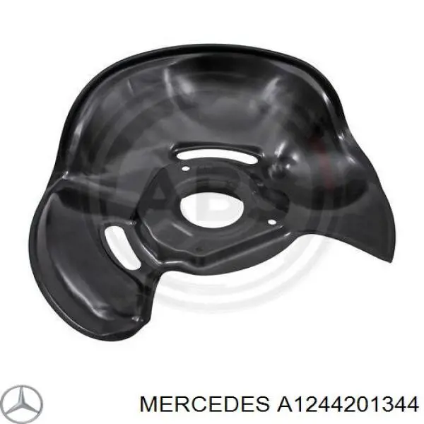 Protector del disco de freno delantero izquierdo Mercedes A1244201344 precio, desde 33,22 EUR