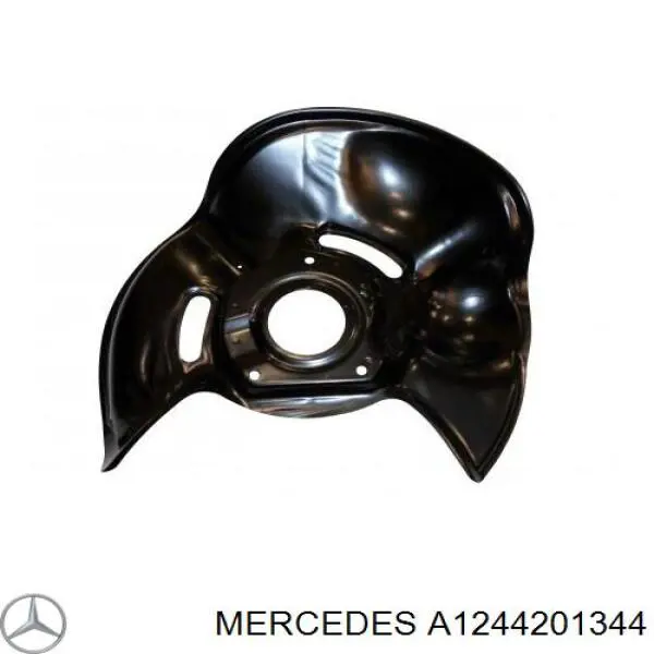 Comprar A1244201344 Mercedes Protector del disco de freno delantero izquierdo