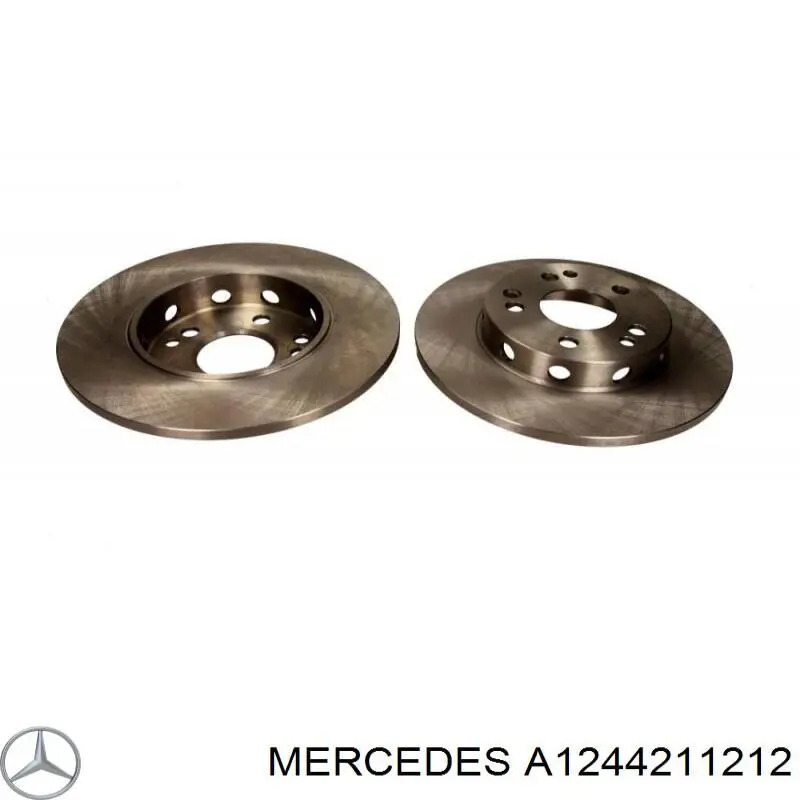 Frenos delanteros Mercedes A1244211212 precio, desde 31,17 EUR