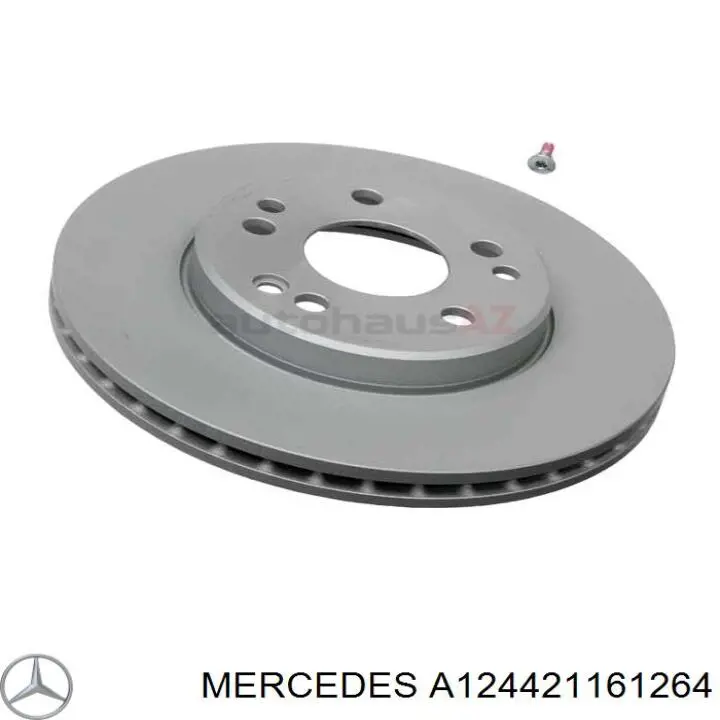 A124421161264 Mercedes disco de freno delantero