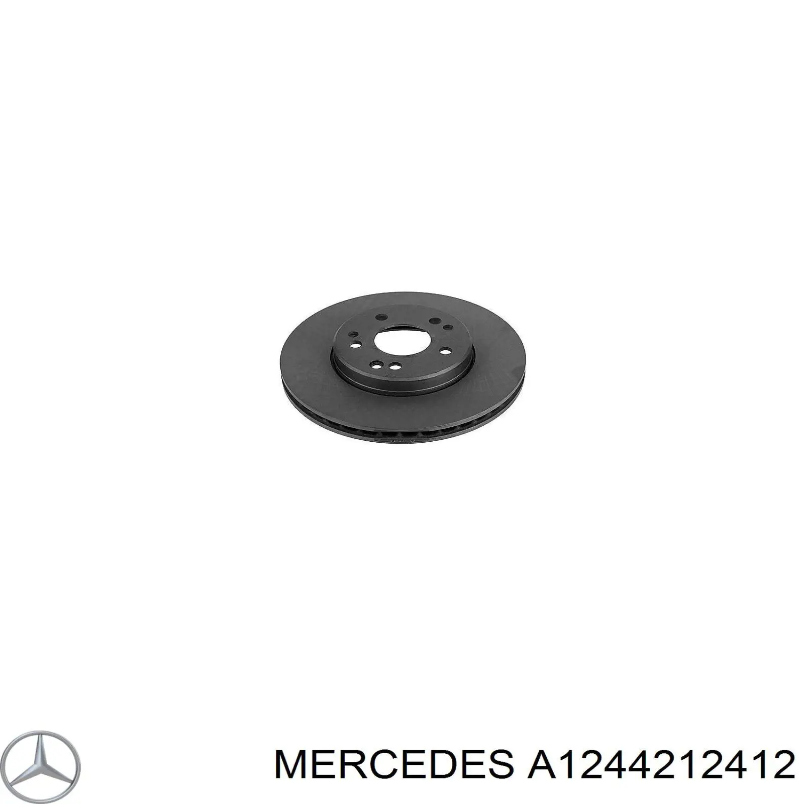 Comprar A1244212412 Mercedes Freno de disco delantero