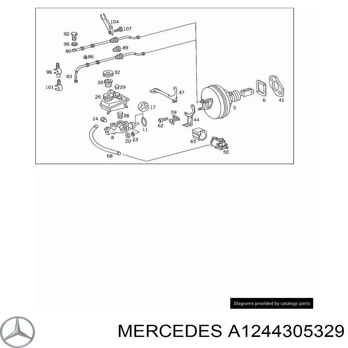  Mercedes A1244301329 precio, desde 71,96 EUR